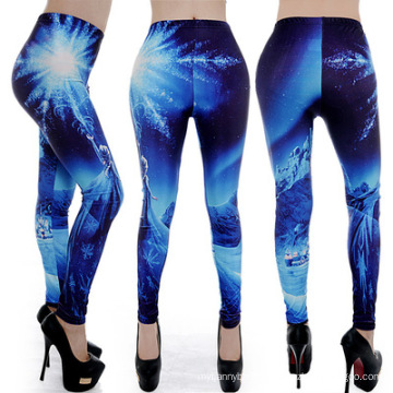 Venta al por mayor 2016 Fashion Printing Starry Sky Women Legging